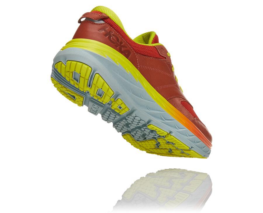 Hoka One One Mens Running Shoes - Bondi L - Red - ESOB29170